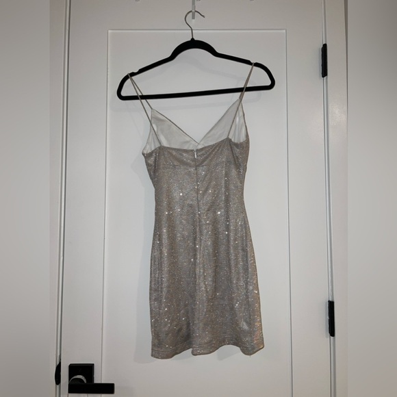 Revolve Superdown Rainbow Sparkle Dress Cocktail Club Dress Sexy Size Small - Picture 2 of 8